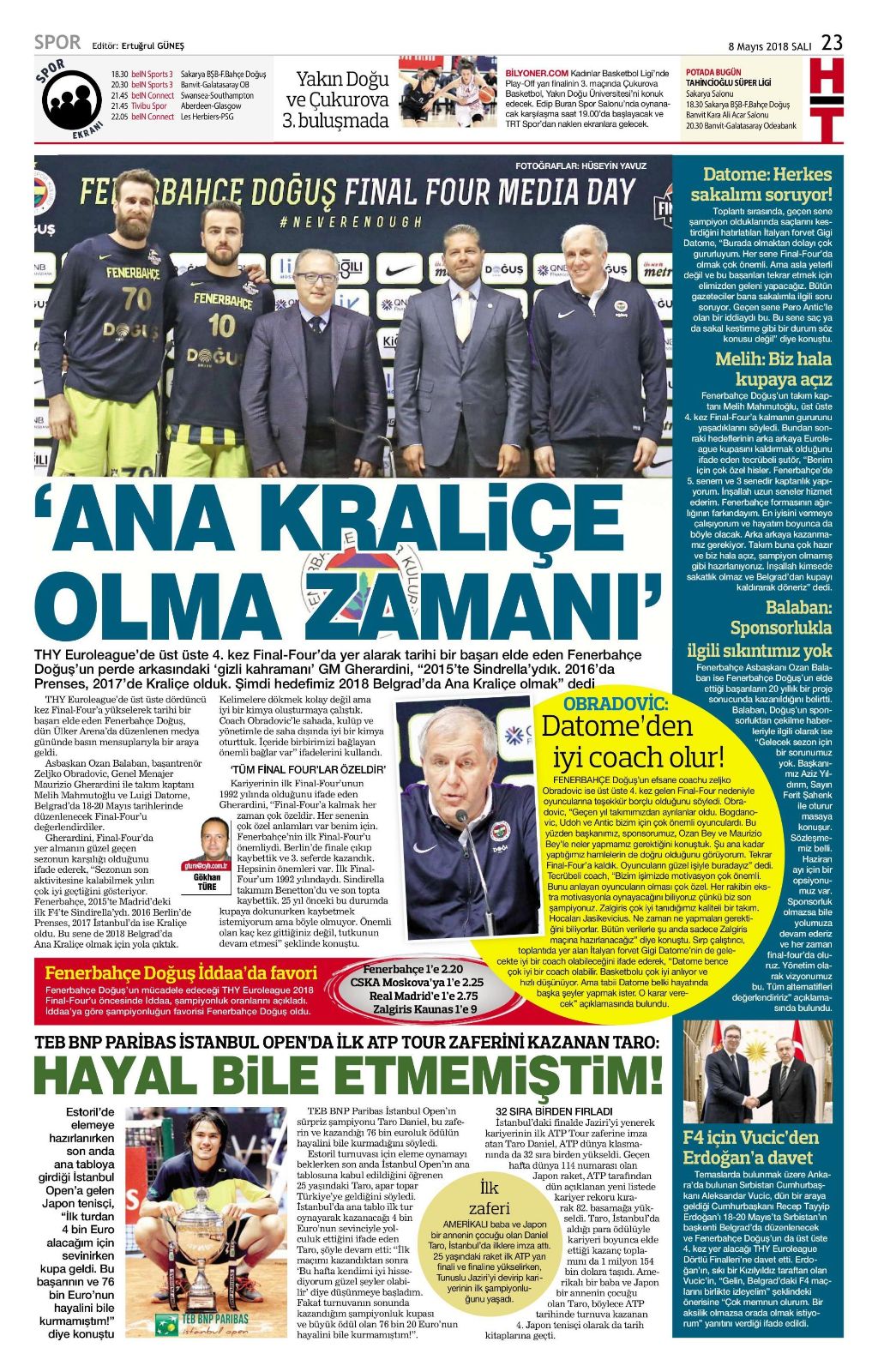 8 Mayıs 2019 Cumartesi 8 Mayıs 2019 Cumartesi